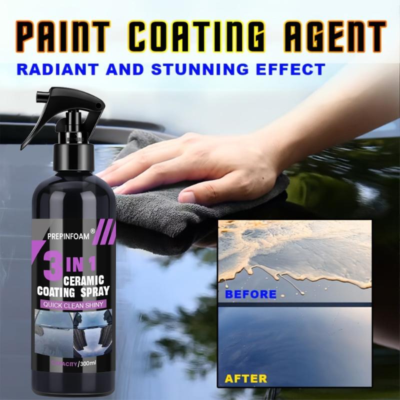 Nano Liquid Coating - Керамическое жидкое покрытие-спрей 3-в-1 для авто: