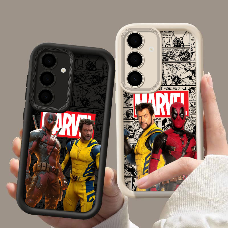Samsung Galaxy S25 - Чехлы Marvel Deadpool And Wolverine для