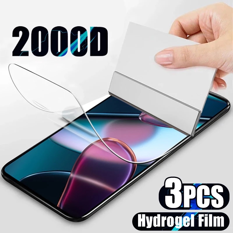 Hydrogel Screen Protector - 3 шт. гидрогелевая пленка для Motorola