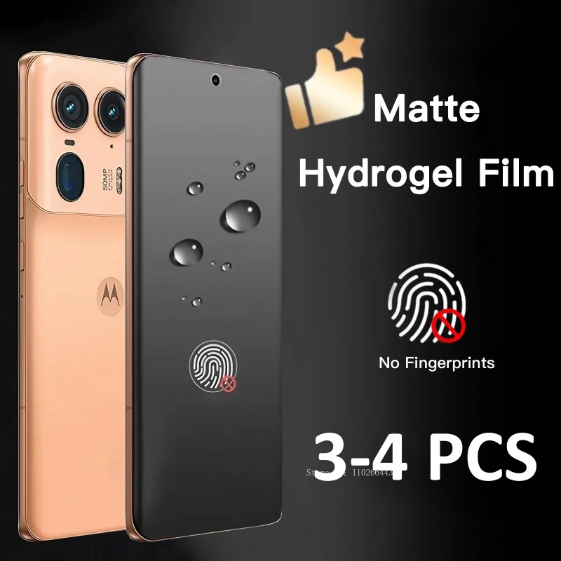 Hydrogel Screen Protector - 3-4 шт. матовая гидрогелевая пленка для