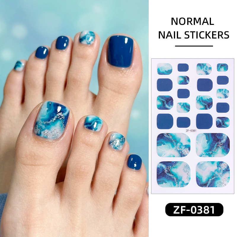 22 наклейки для ногтей на нога – обзор и цена Full Cover Adhesive