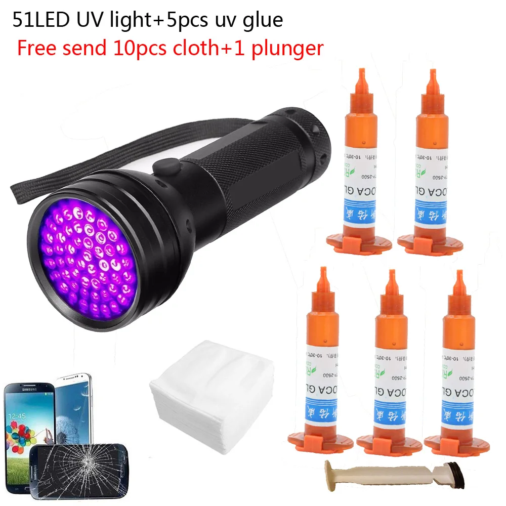 УФ-5g LOCA для сенсорного экра – обзор и цена Liquid Uv Glue Kit