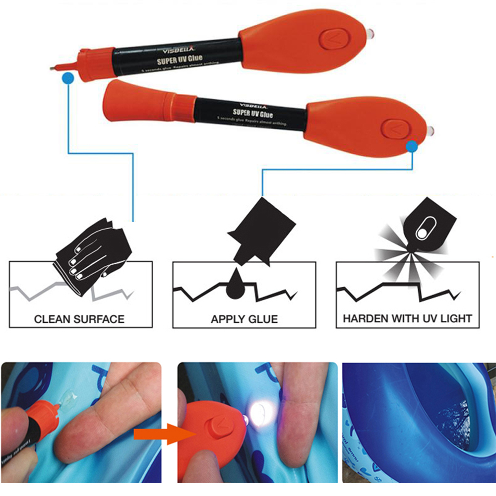 Клей для ремонта стекол, жидки – обзор и цена Liquid Uv Glue Kit